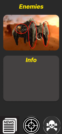 app enemiesinfo page example